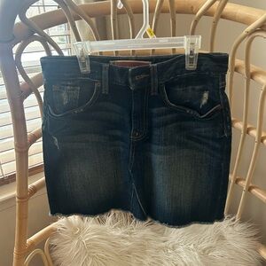 GAP Dark Wash Mini Skirt